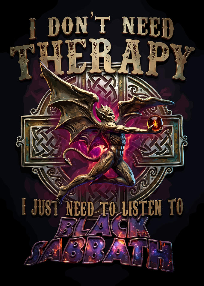 Black Sabbath Music Fan Graphic