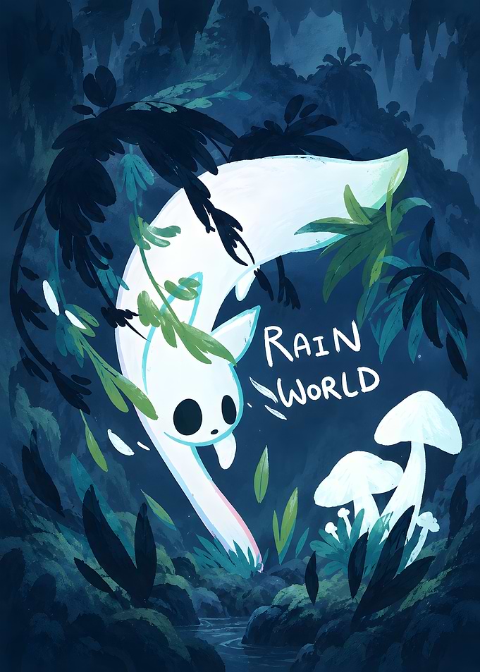 Rain World Slugcat Fan Art