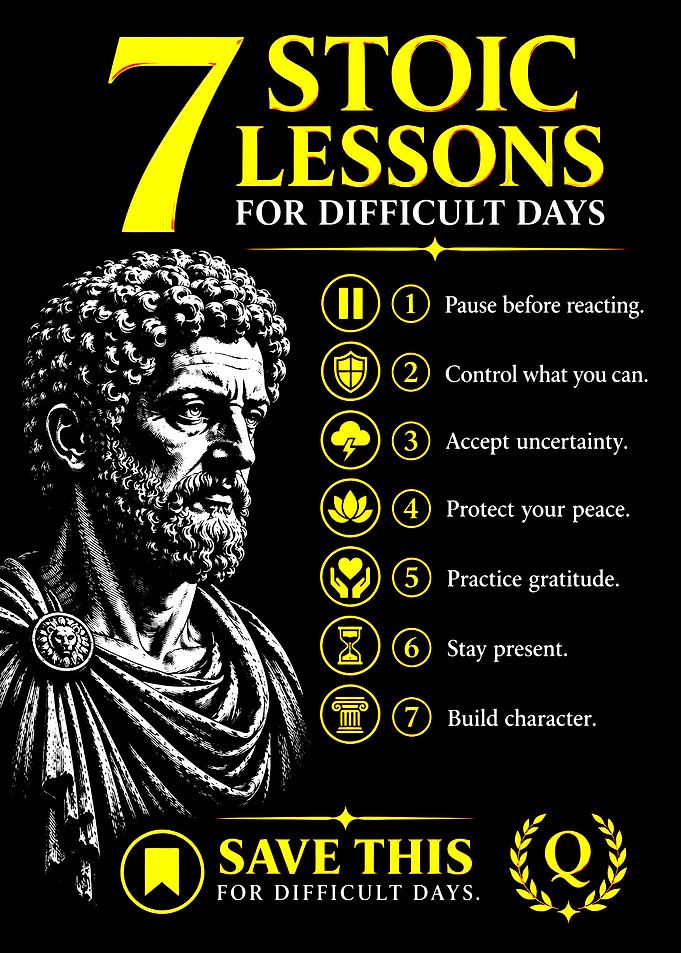 7 Stoic Lessons for Difficult Days