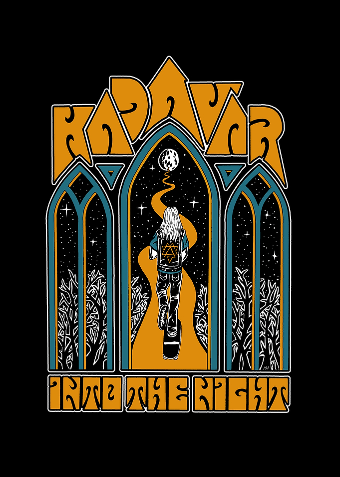 Kadavar Into The Night Graphic Art