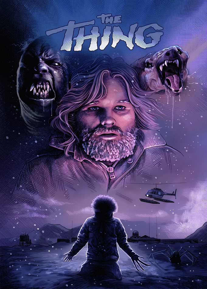 The Thing Movie Poster Art