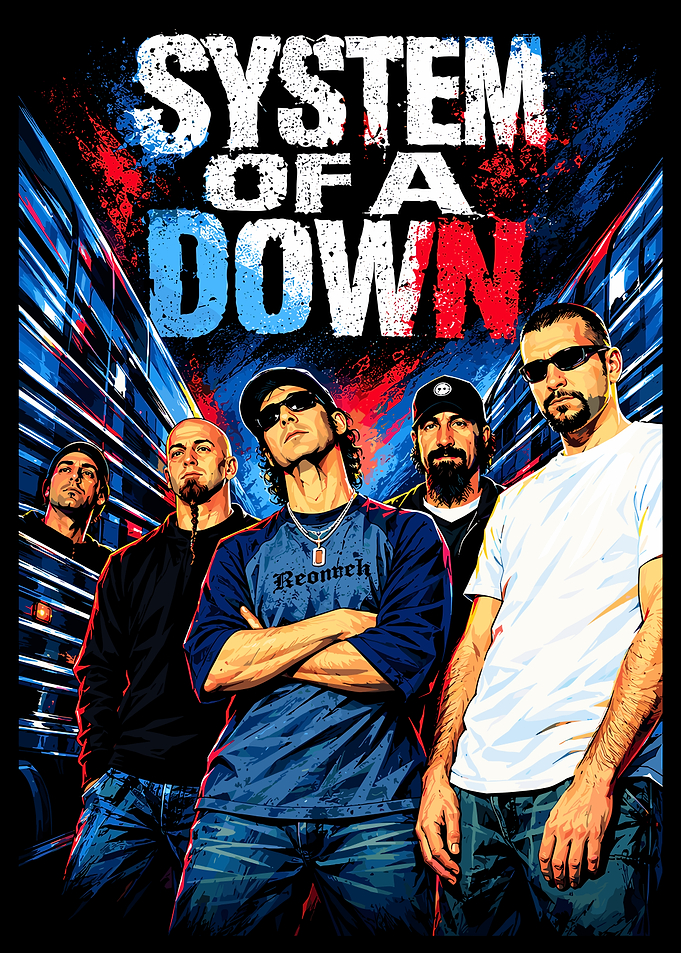 System of a Down Band Poster
