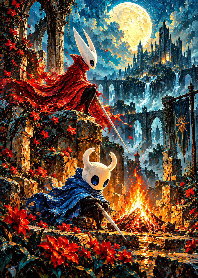Hollow Knight Characters by Campfire