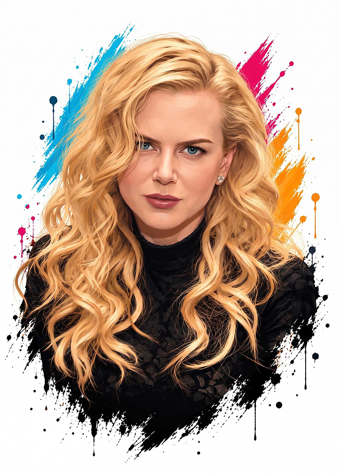 Nicole Kidman Artistic Portrait
