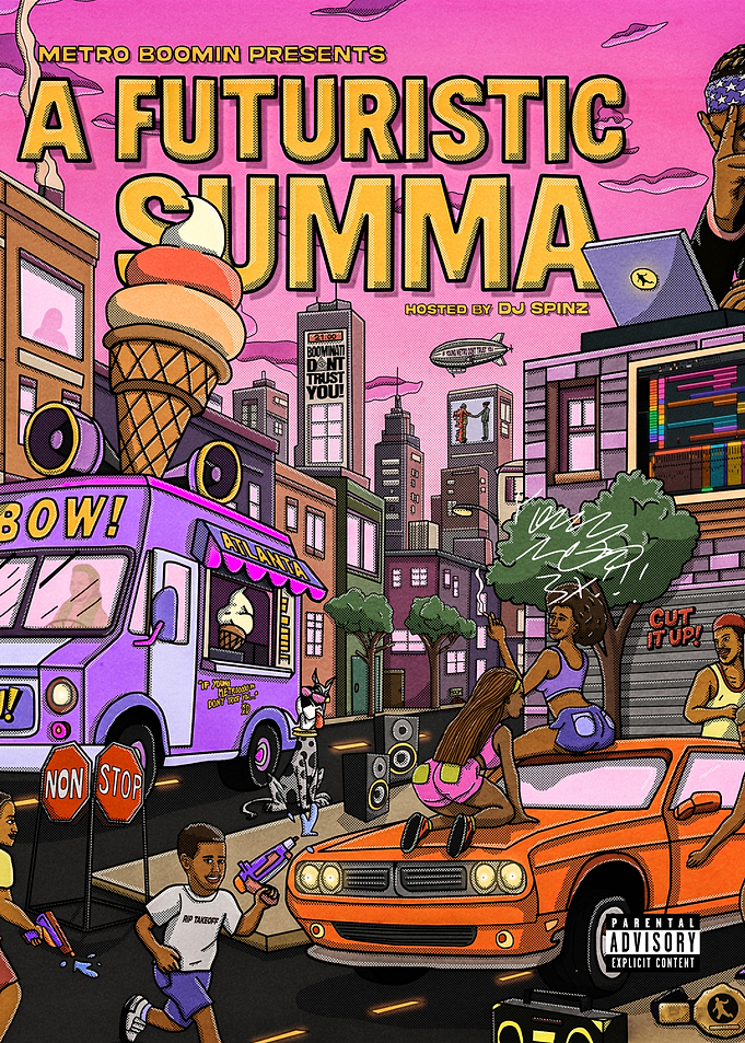 Metro Boomin A Futuristic Summa Poster