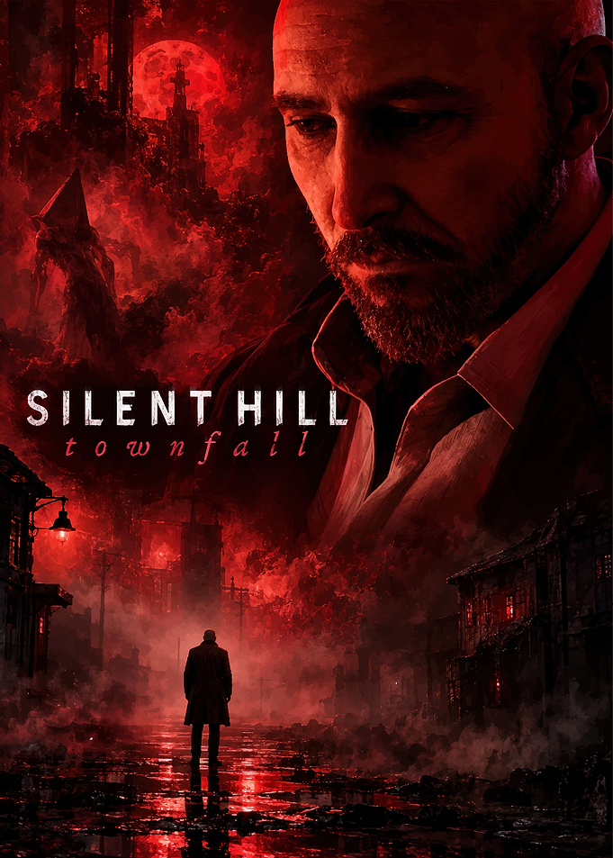Silent Hill Townfall Horror Poster