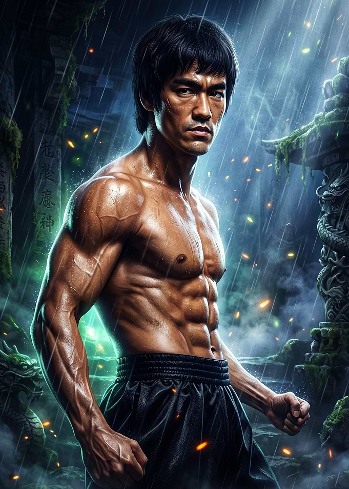 Martial Artist Rain Epic Fantasy Ar