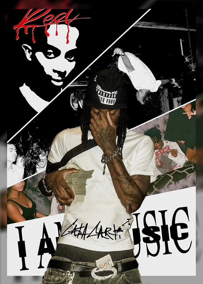 Playboi Carti Music Collage Poster