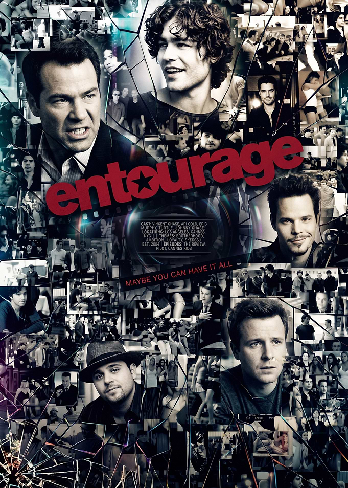 Entourage TV Show Collage Poster