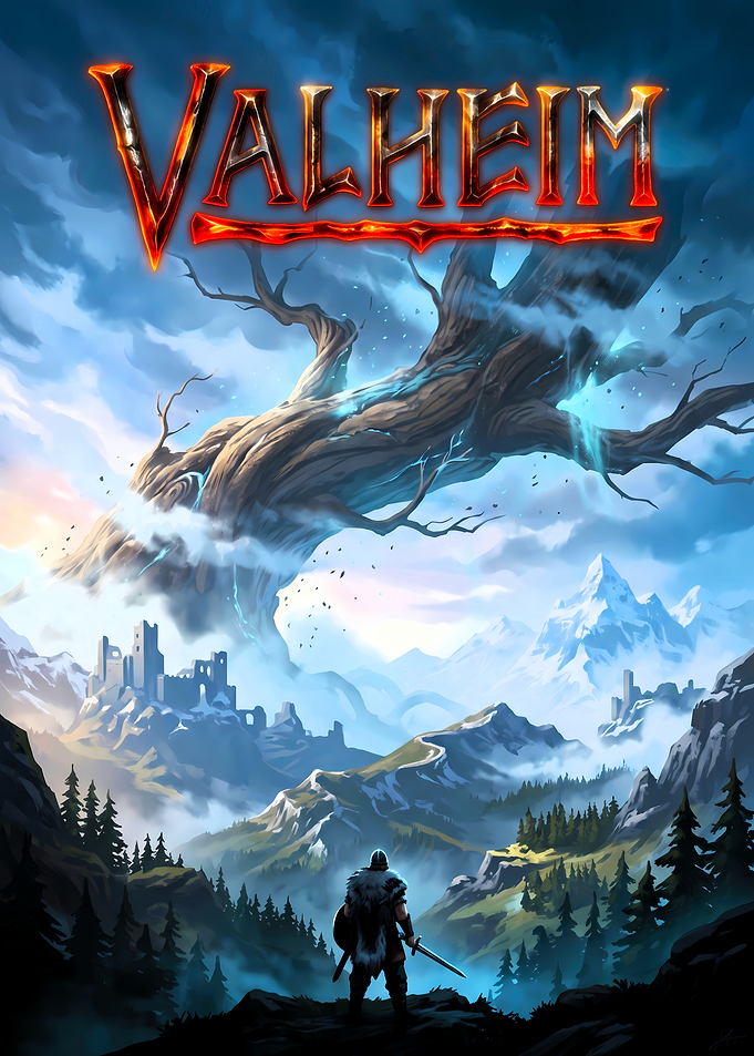Valheim Video Game Key Art