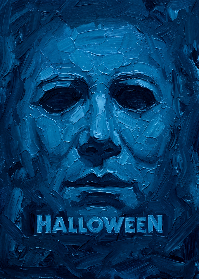 Michael Myers Halloween Oil Painting