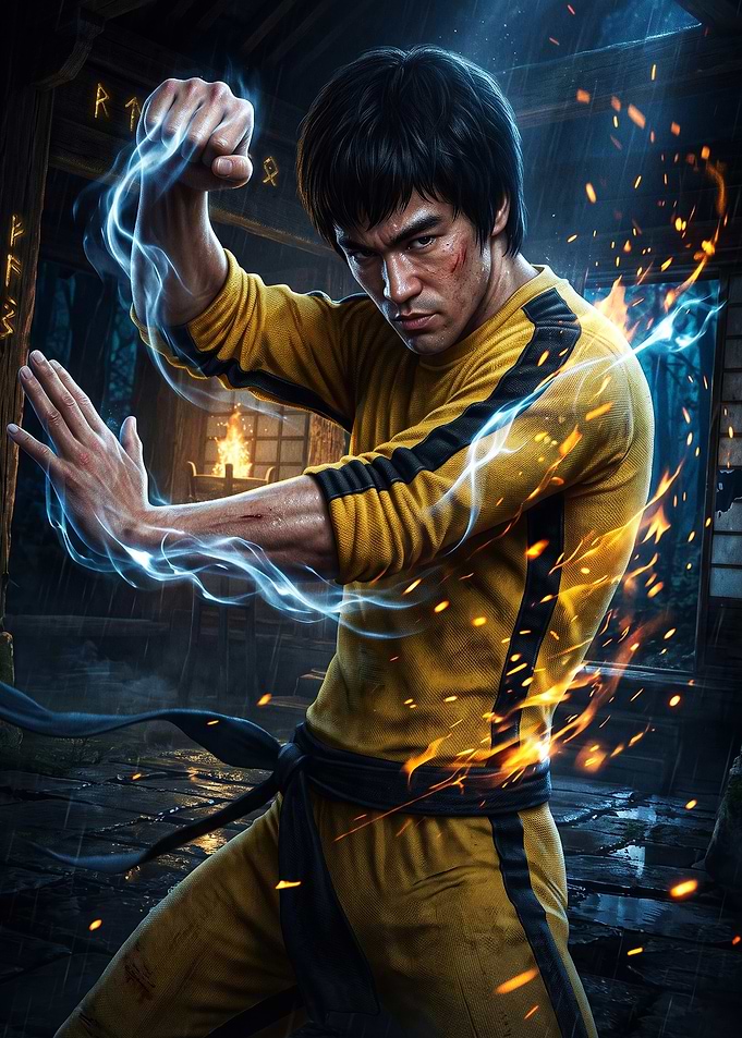 Martial Artist Energy Epic Art