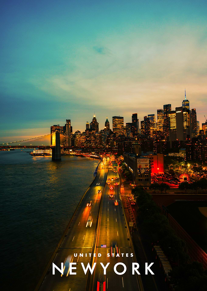 New York City Skyline at Dusk