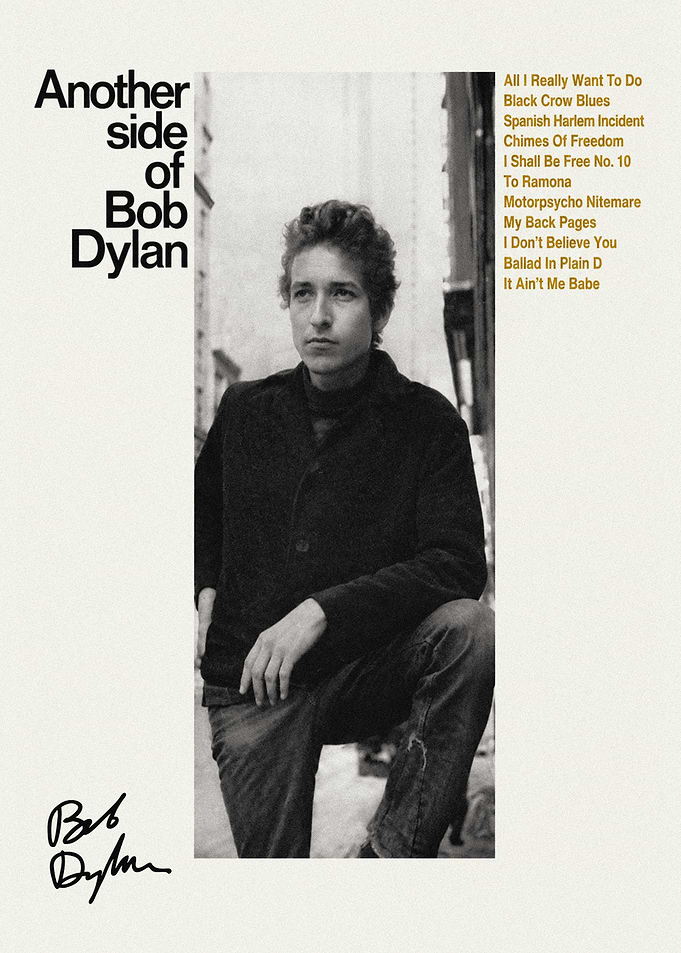 Another Side of Bob Dylan Poster