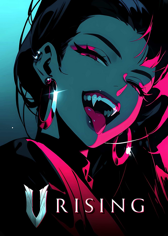 V Rising Vampire Anime Style Portrait