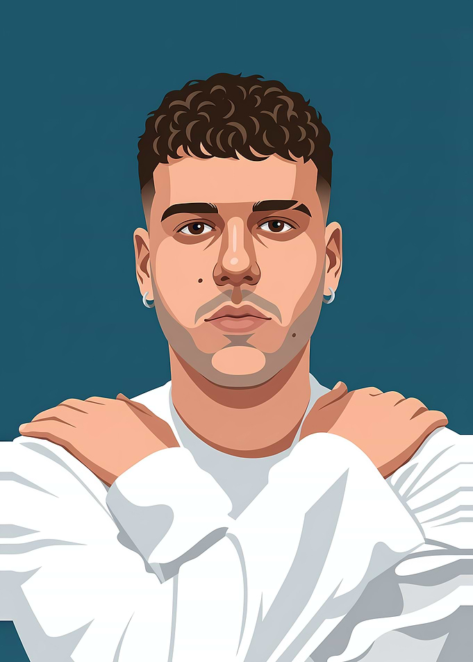 Digital Portrait of Quevedo