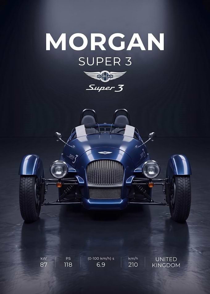 Morgan Super 3 Promotional Poster