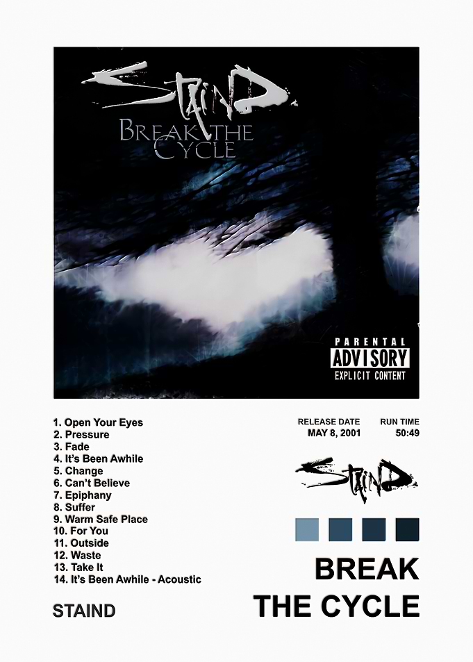 Staind Break The Cycle Album Poster