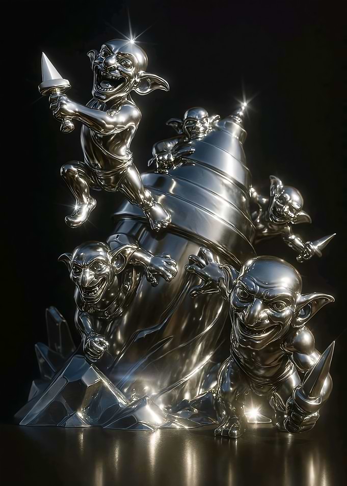 Clash of Clans Goblin Drill Statue