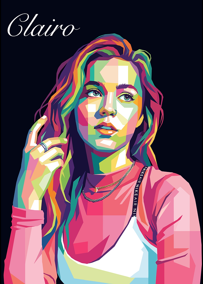 Clairo Pop Art Portrait