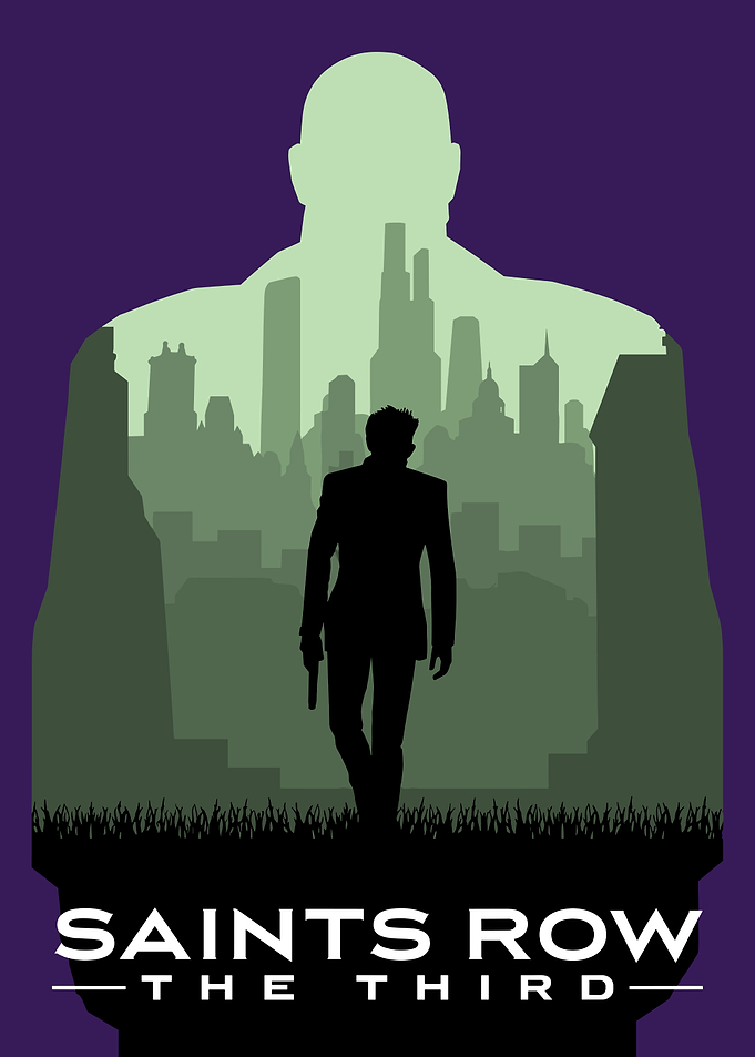 Saints Row The Third Minimalist Poster