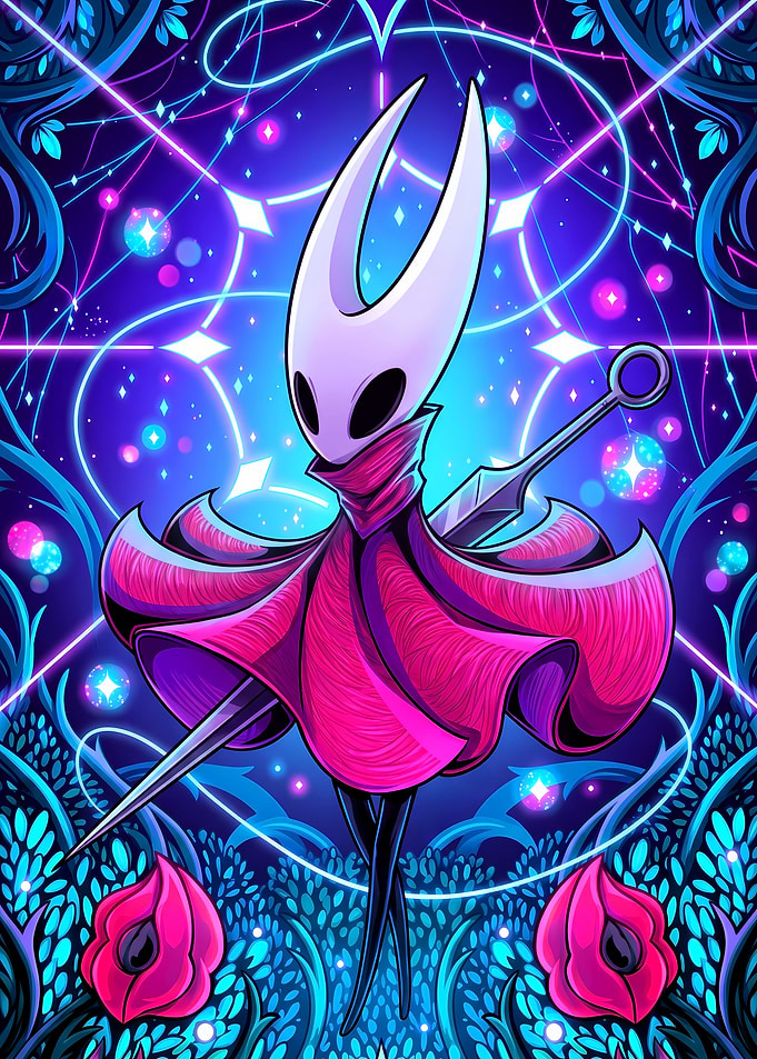 Hornet from Hollow Knight Digital Art