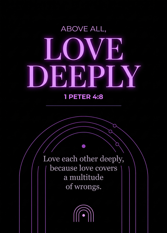 Above All Love Deeply Bible Verse