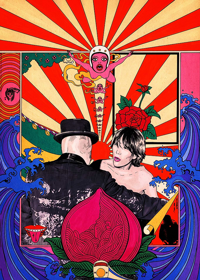 Surreal Pop Art Collage Illustration