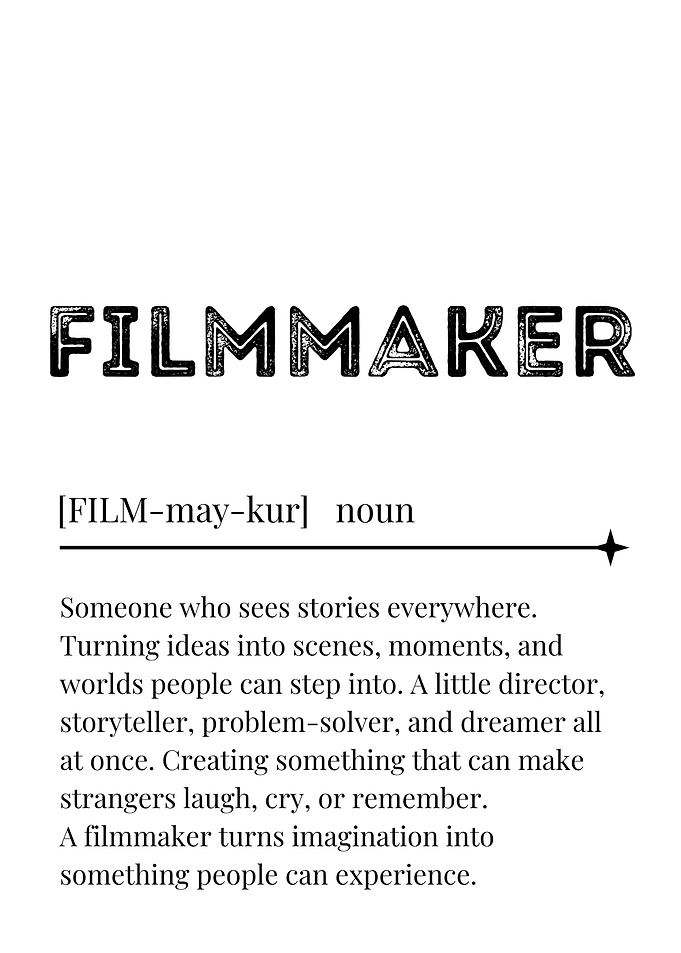 Filmmaker Definition