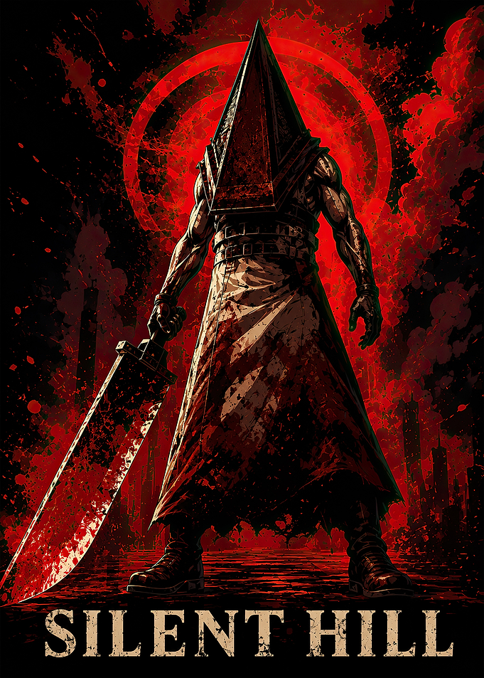 Silent Hill Pyramid Head Poster