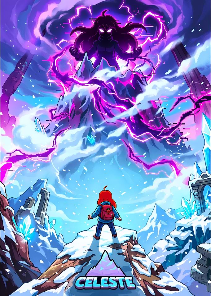 Celeste Game Poster Art