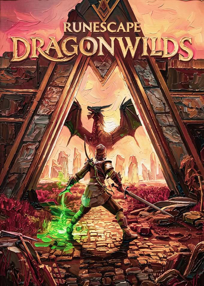 RuneScape DragonWilds Fantasy Art Poster