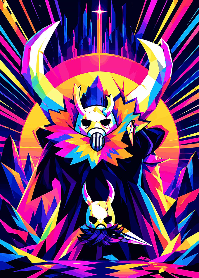 Hollow Knight Low Poly Art
