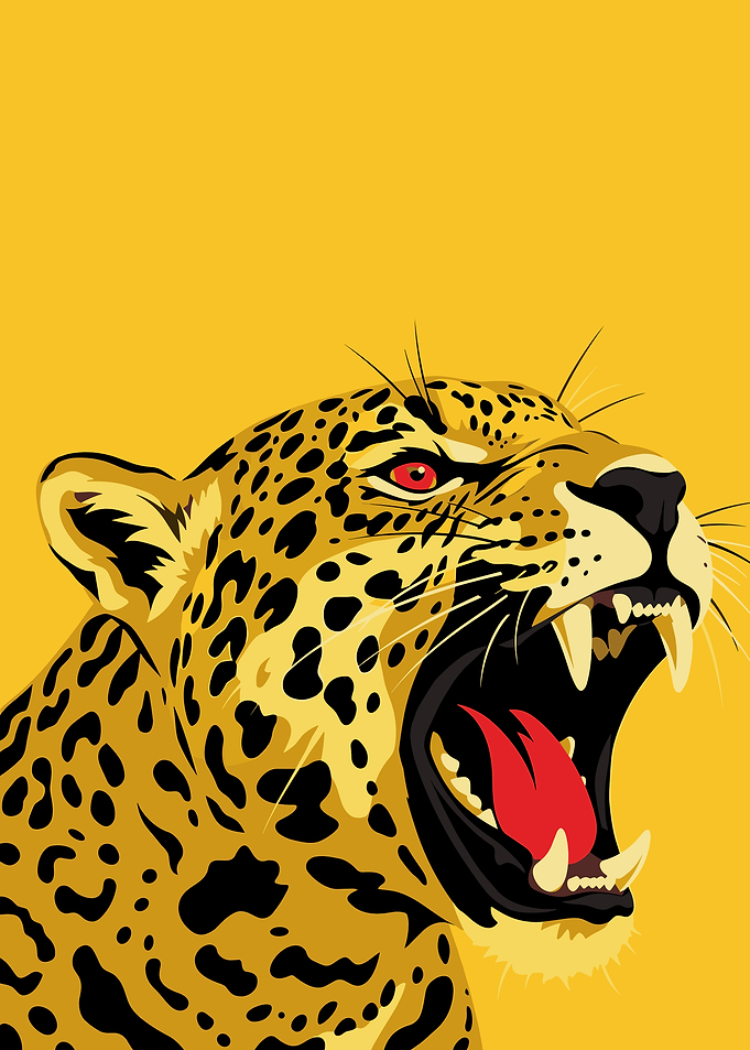 Roaring Jaguar Illustration