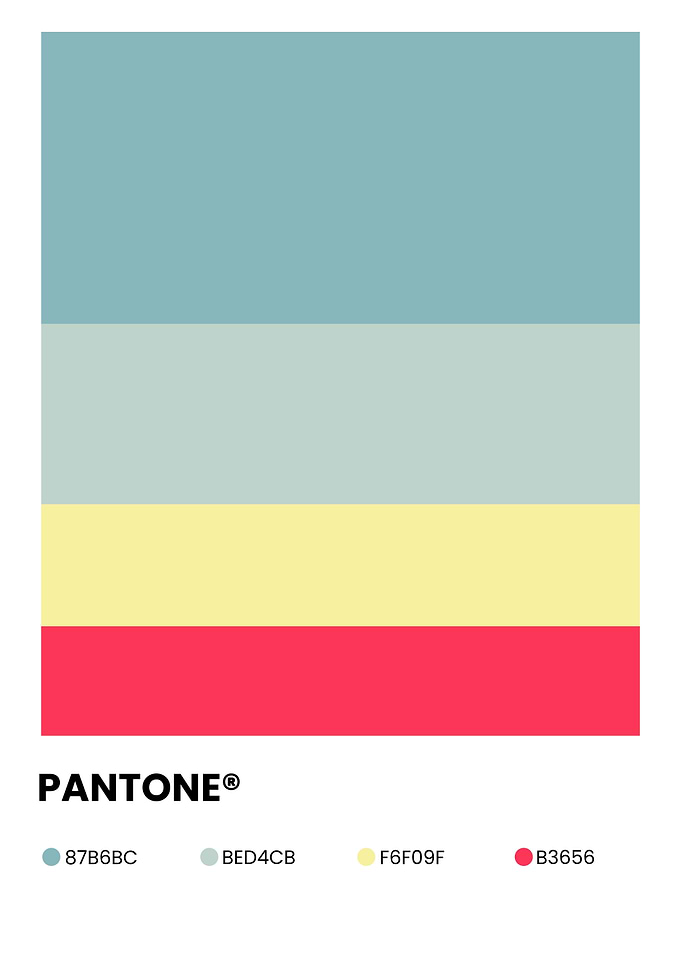 Pantone Color Palette Chart