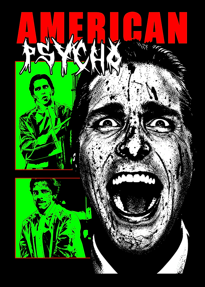 American Psycho Patrick Bateman Graphic Print