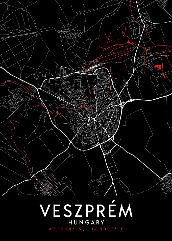 Veszprém Dark Map