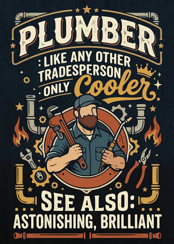 Cool Plumber Tradesperson