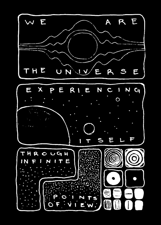 We Are The Universe Inspirational Poster