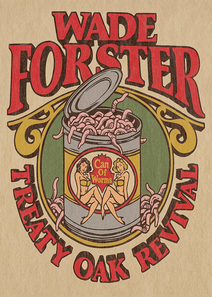 Wade Forster Treaty Oak Revival Poster