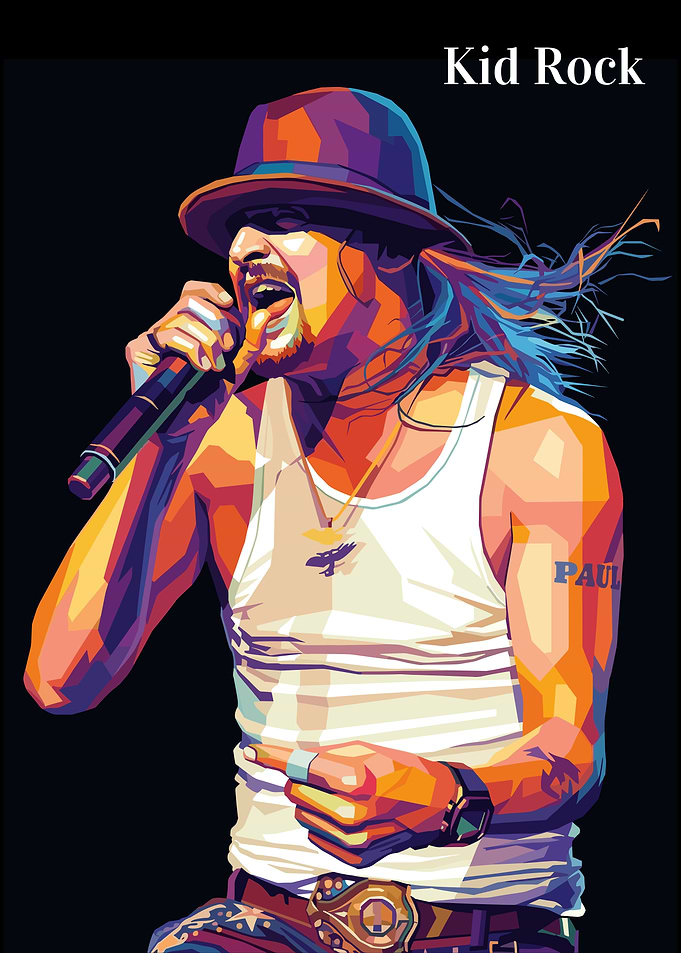 Kid Rock Pop Art Portrait
