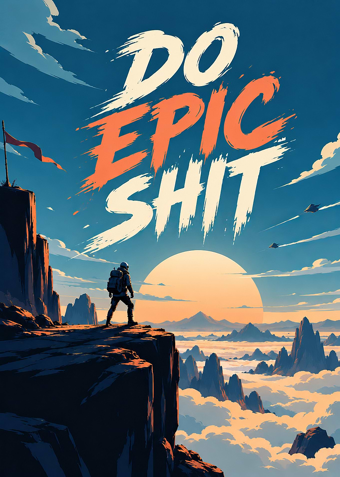 Do Epic Shit Motivational Poster