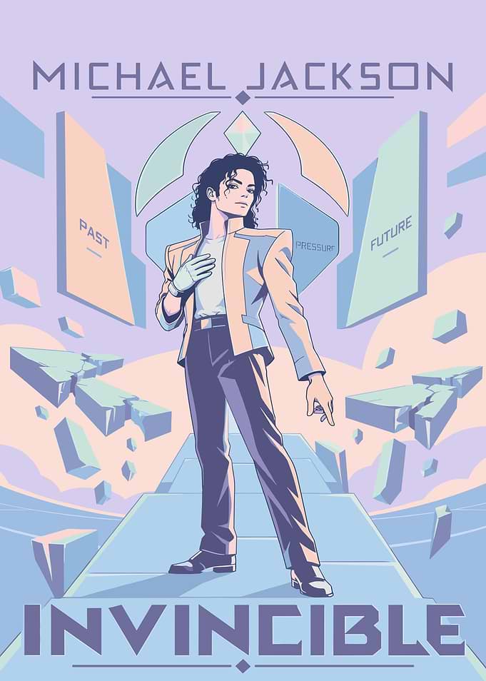 Michael Jackson Invincible Fan Art Poster