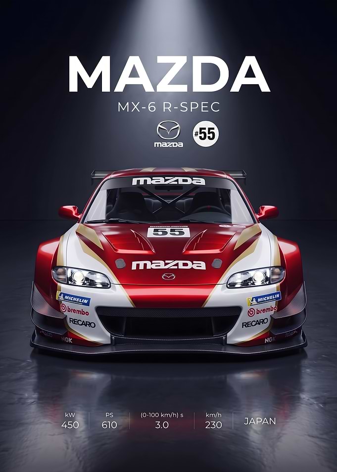 Mazda MX-6 R-Spec Racing Car