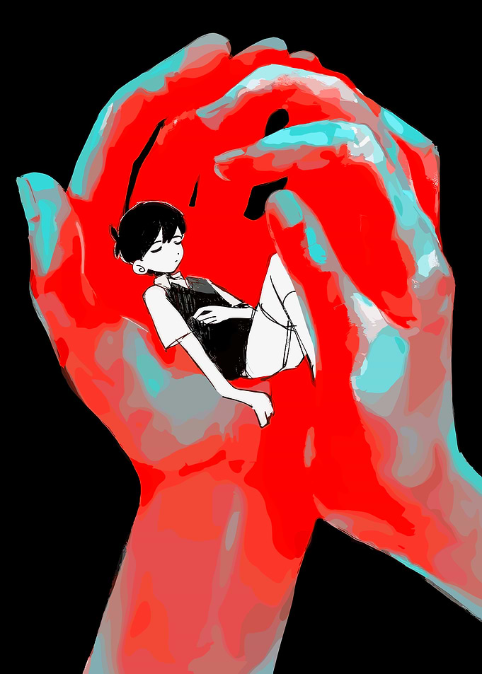 Omori Held in Giant Hands