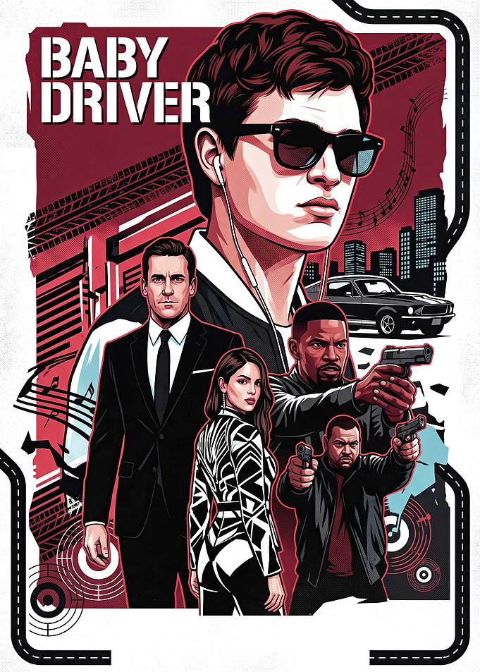 Baby Driver Movie Poster Art