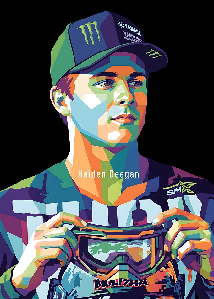 Haiden Deegan WPAP Pop Art Portrait