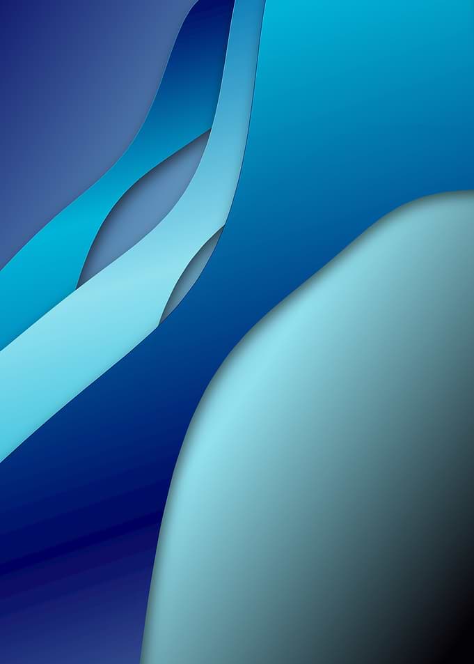 Abstract Blue Layered Waves
