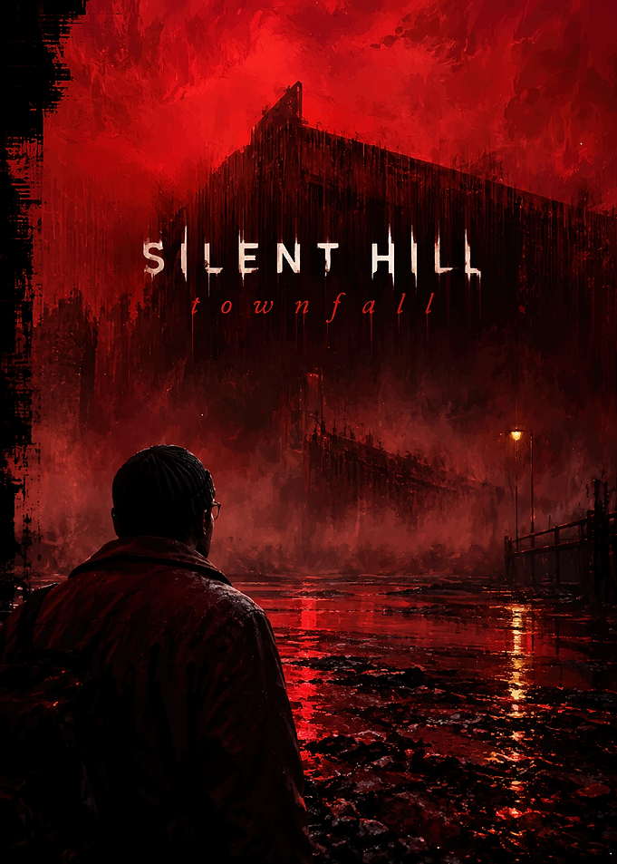 Silent Hill Townfall Horror Poster
