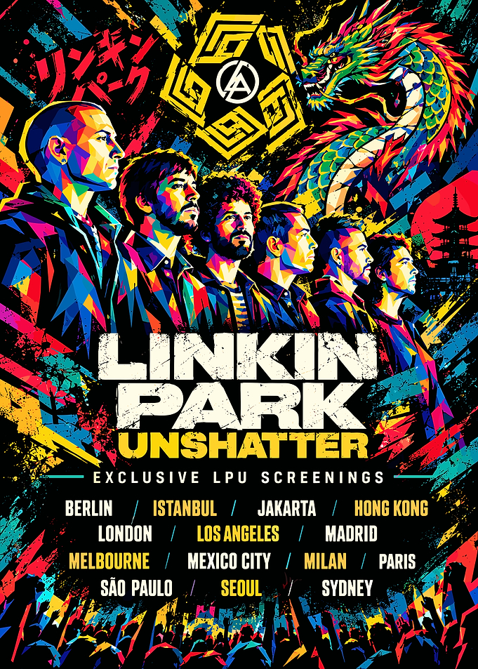 Linkin Park Unshatter Tour Poster